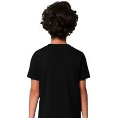 Penye Baskısız Siyah Çocuk Tişört