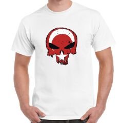 Punisher Cezalandırıcı Bayrak Baskılı Tişört