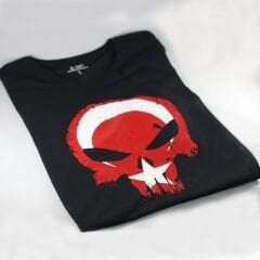Punisher Cezalandırıcı Bayrak Baskılı Tişört