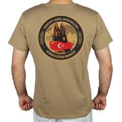 Köpek Eğitim Merkezi Logo Baskılı Tişört