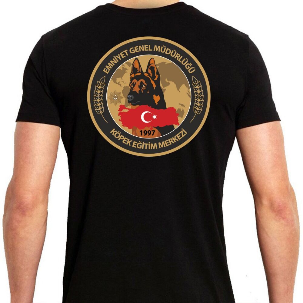 Köpek Eğitim Merkezi Logo Baskılı Tişört