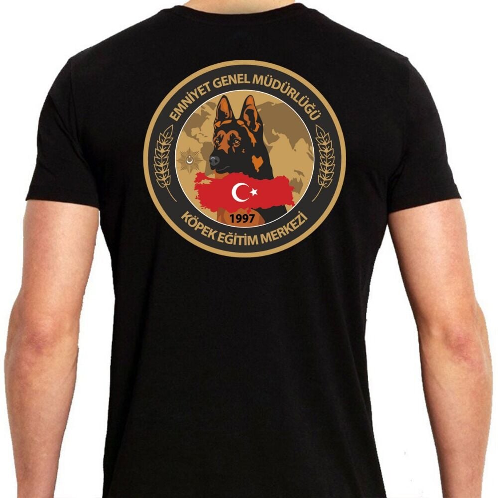 Köpek Eğitim Merkezi Logo Baskılı Tişört