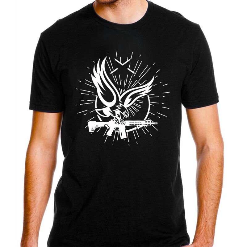 Kartal Tüfek Ayyıldız Baskılı Tişört