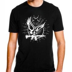 Kartal Tüfek Ayyıldız Baskılı Tişört