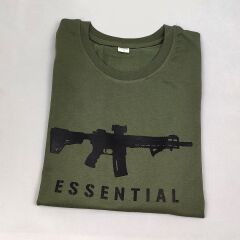 Essential Tüfek Baskılı Tişört
