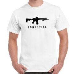 Essential Tüfek Baskılı Tişört