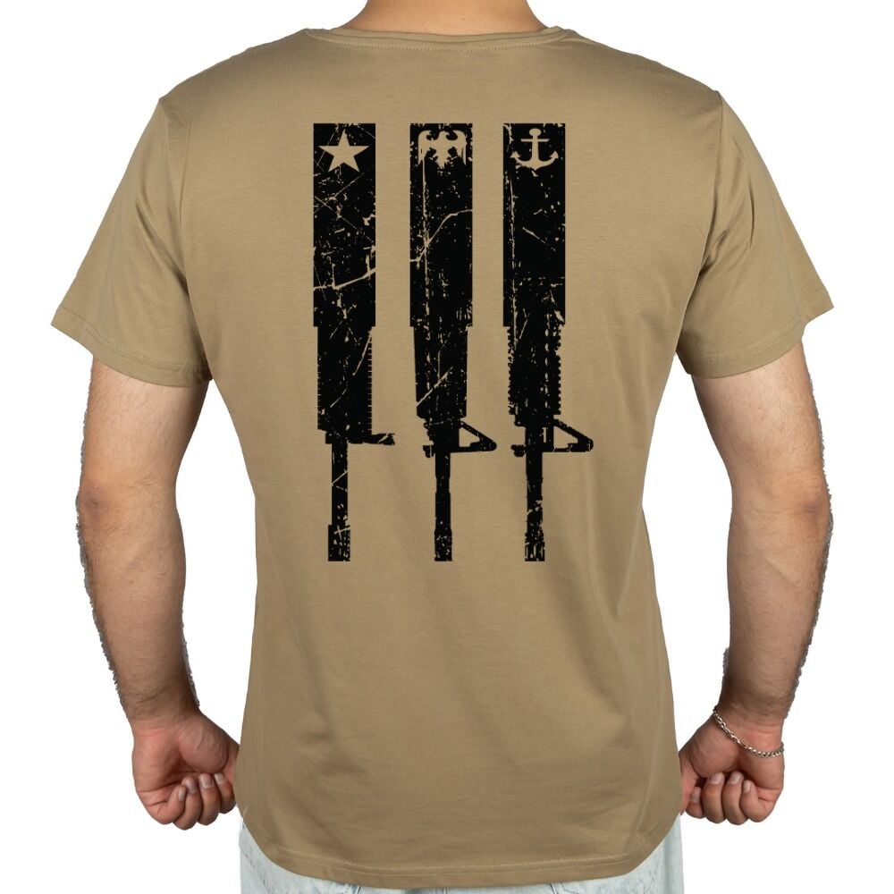 Tüfekler Baskılı Tişört