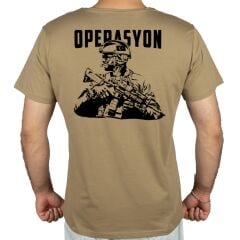 Operasyon Asker Baskılı Tişört