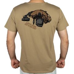 Life's Hard Get a Helmet Baskılı Tişört