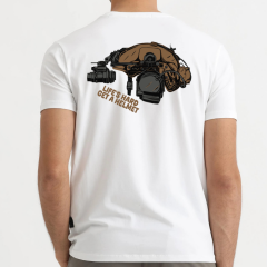 Life's Hard Get a Helmet Baskılı Tişört