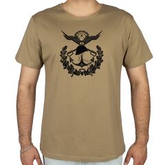 TSK Logolu Büyük Ön Baskılı Tişört