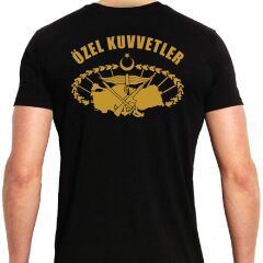 Özel Kuvvetler Baskılı Tişört Siyah