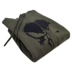 Punisher Baskılı Sweetshirt Haki