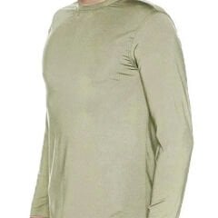 Tactical Uzun Kol Microfiber Tişört Bej