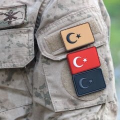 Pvc Peç Türk bayrak 3*5 cm