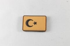 Pvc Peç Türk bayrak 3*5 cm