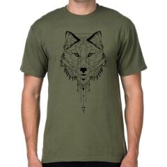 Kurt Çizim Baskılı Tişört