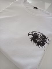 Kartal Logo Baskılı Tişört
