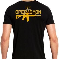 Operasyon Tüfek Baskılı Tişört