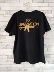 Operasyon Tüfek Baskılı Tişört