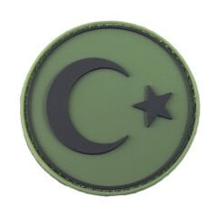 Pvc Peç Yuvarlak Türk Bayrak