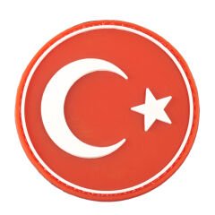 Pvc Peç Yuvarlak Türk Bayrak
