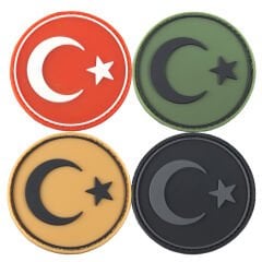 Pvc Peç Yuvarlak Türk Bayrak