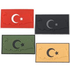 Pvc Peç Türk Bayrak Harita
