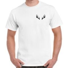 Geyik Boynuz Baskılı Tişört