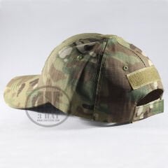 Multicam Kamuflaj Peçli Şapka